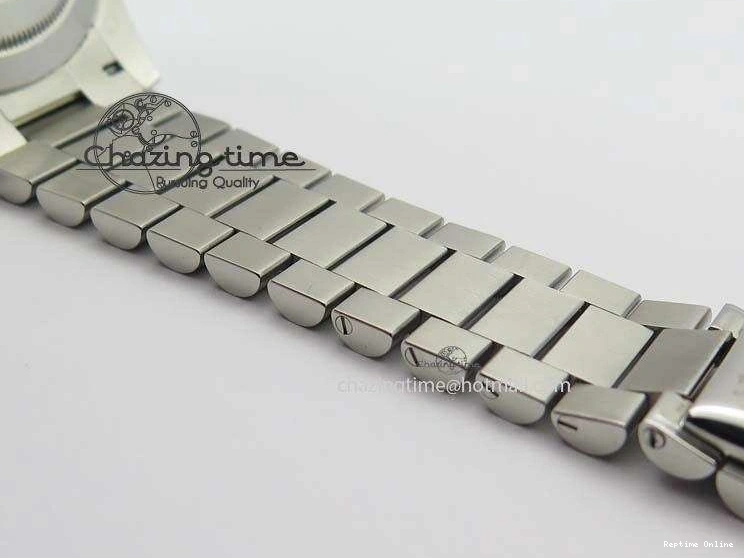 0521 Day-Date 40mm 228206 SS Noob 1:1 Best Edition Quadrant Textured Ice Blue Dial On SS Bracelet A Timeless 3801